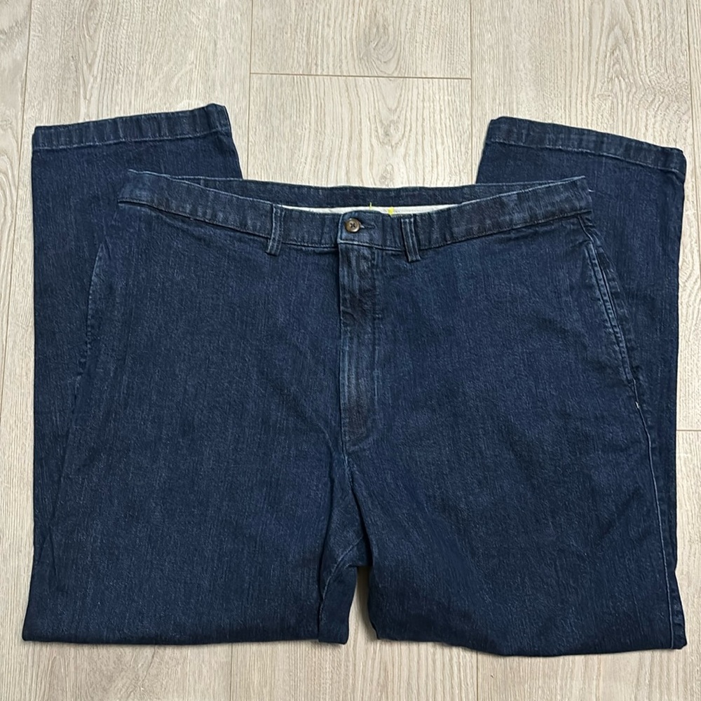 🔥BUNDLESALE Mens 42/29 Roundtree & Yorke flat front khaki chino jeans pants
